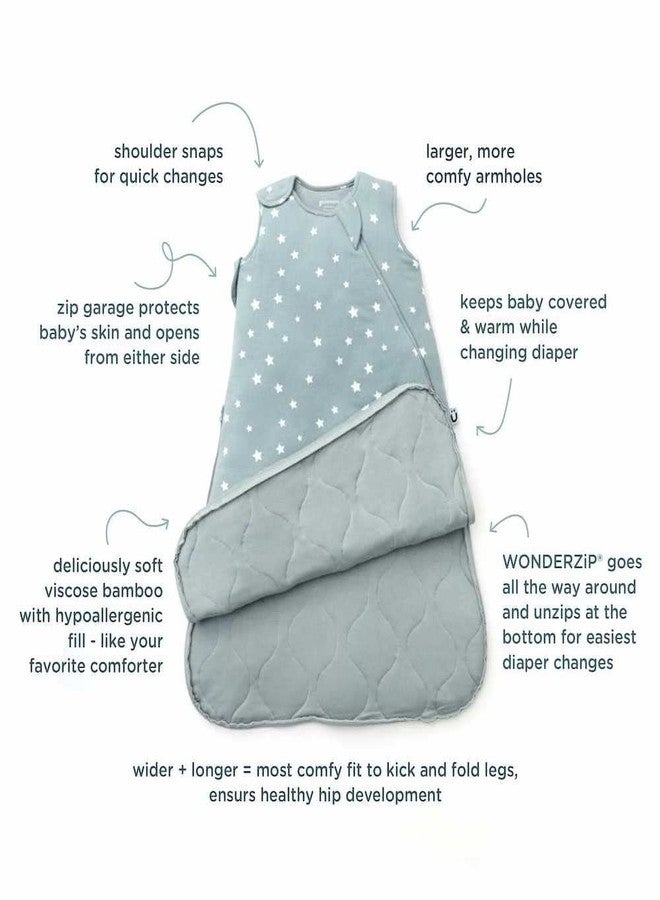 GUNAMUNA Sleep Sacks for Babies Toddlers and Newborns, Easy Changing Diaper Zipper, 1.0 TOG, Posie, 18-24 Months - Image 4